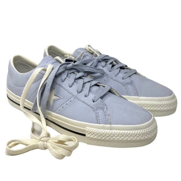 Converse One Star Pro OX Sneakers Low Women's Suede Blue Casual Shoes A02942C - Picture 3 of 10